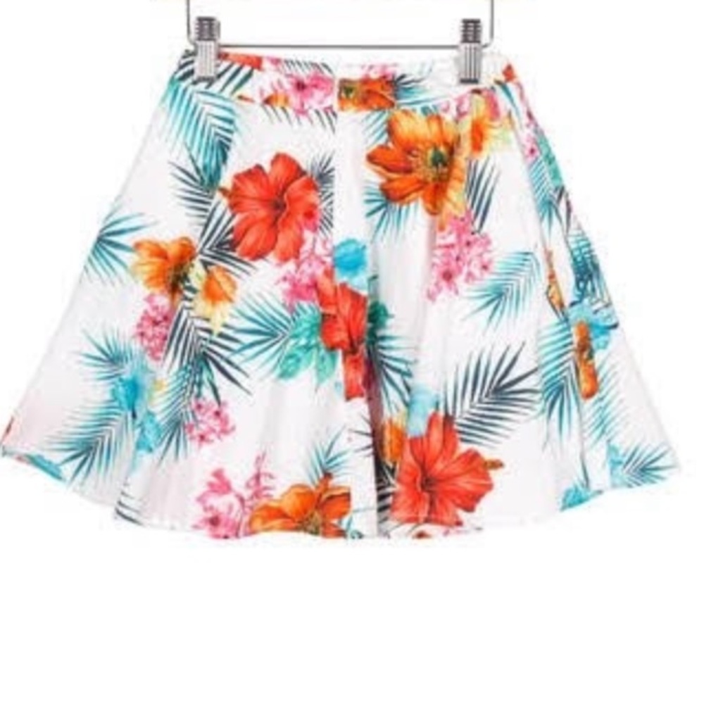 🆕 MSGM Milano Girls' Floral Print A-Line Skirt🌺 - Picture 1 of 8